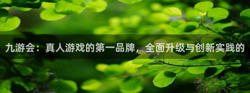 焦点娱乐平台官网版最新：九游会：真人游戏的第一品牌，全面升级与创新实践的